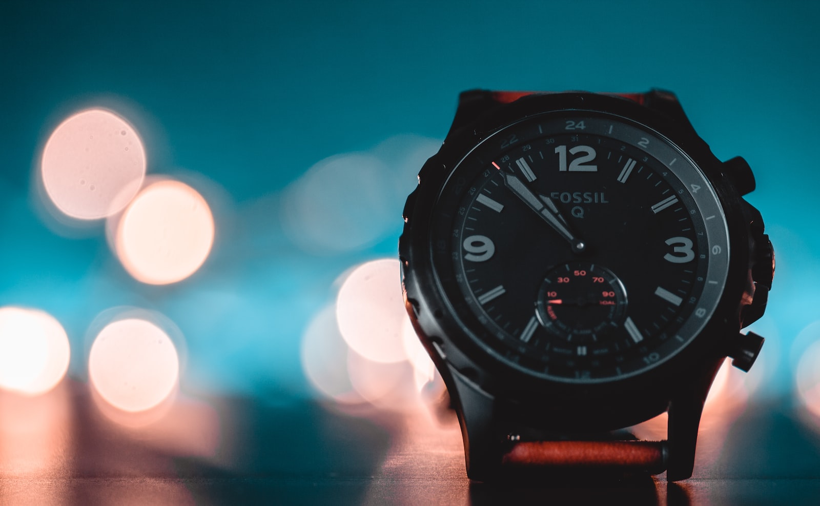 Montre GPS au cadrant noir