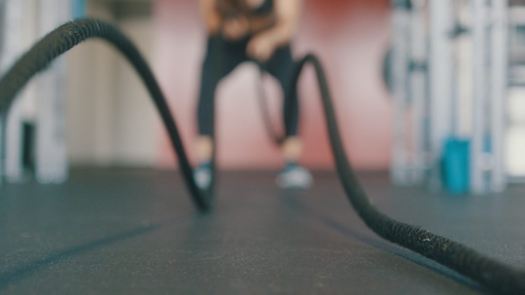 Les cordes durant le Hiit pour les cyclistes