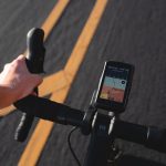 GPS pour vélo sur guide de vélo de course